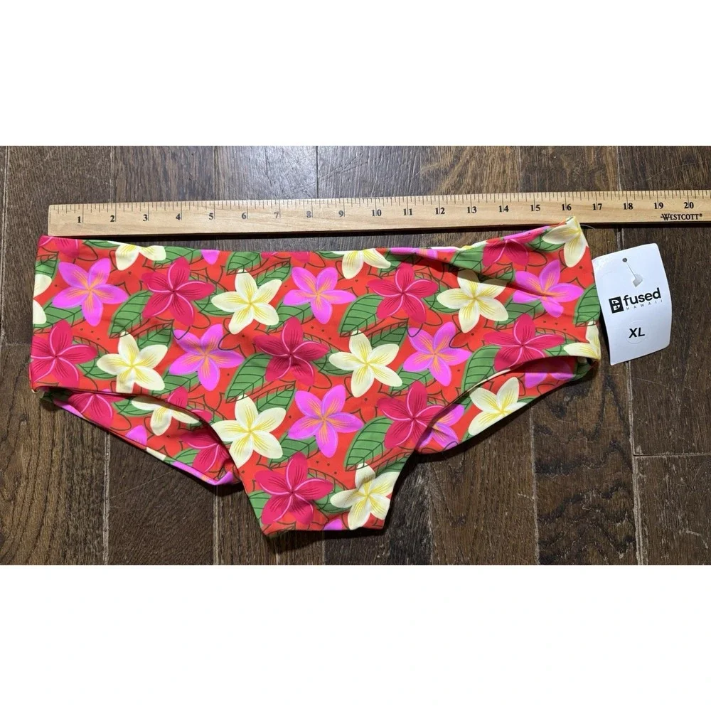 Fused Hawaii Bikini Bottom Size XL Swimwear Full Bloom Kona NWT